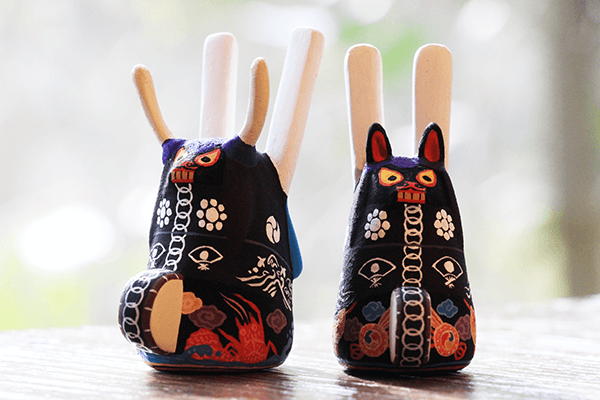 舞川鹿子躍　人形　伝統芸能